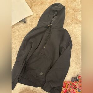 Jordan Brand Black Hoodie with Drawstring